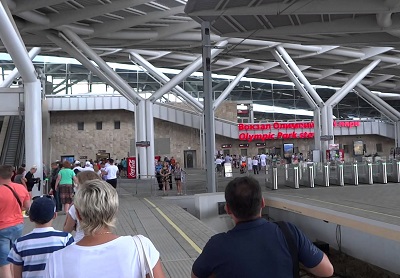 В Олимпийском парке изменилась схема прохода пассажиров по вокзальному комплексу