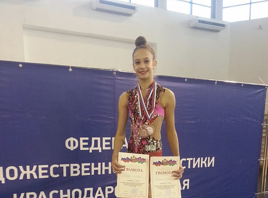 Сочинские гимнастки стали призерами краевого первенства