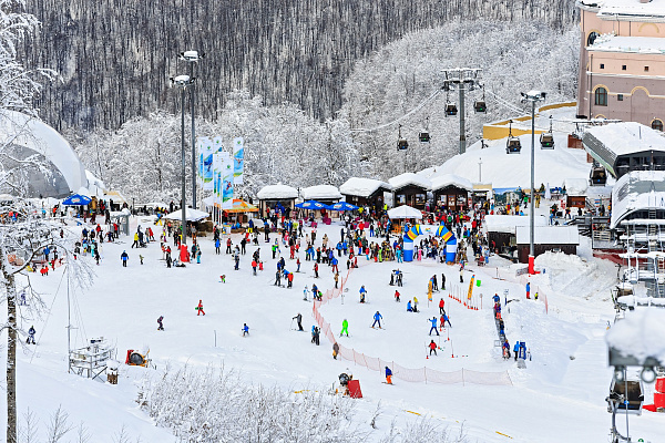 Почти треть российских туристов планирует посетить горнолыжные курорты Сочи